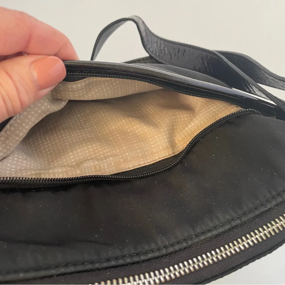 Brighton Black Crossbody Bag with Silver Accents - Picture 5 of 11